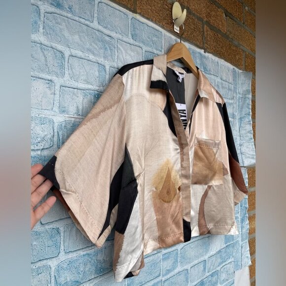 Kristen Giorgi x Lunya Washable Silk top size large - Picture 5 of 16